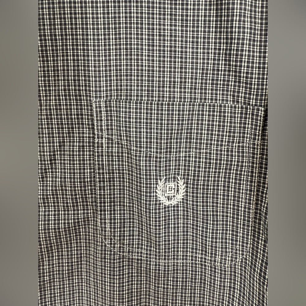 EUC Chaps Easy Care Plaid Easy Care Shirt - Picture 4 of 6
